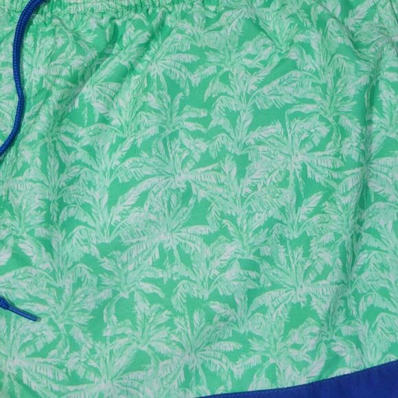 Vineyard Vines Chappy Swim Trunks Mens Size XXL 2XL Mesh Brief Palm Tropical GUC - Picture 2 of 15